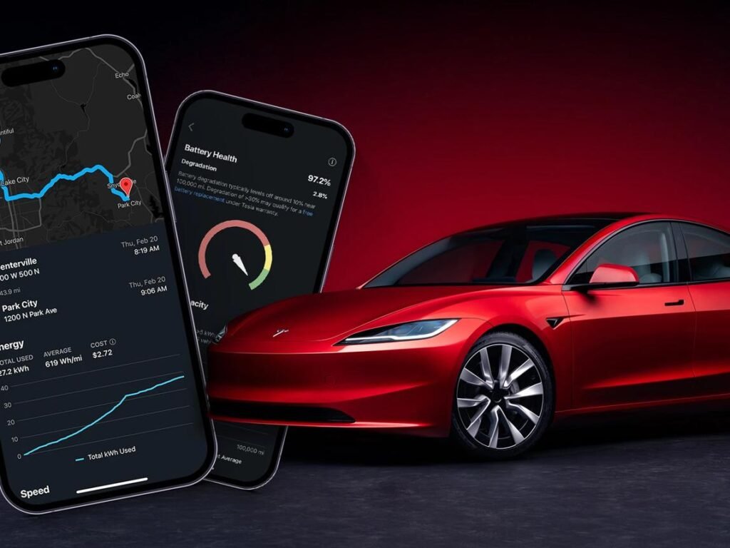 Can an AI tool Check My Tesla 3 Performance, Battery life and Battery efficiency 