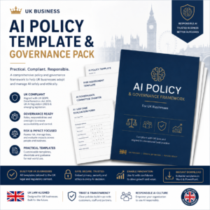 uk business ai policy template & governance pack