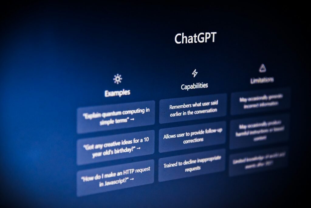 chatgpt screen