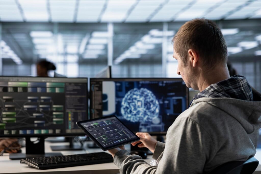 working in data centre