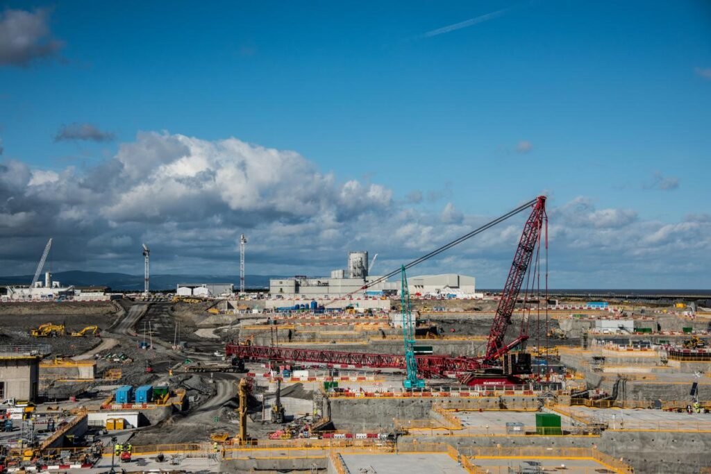 nuclear power station foundations
